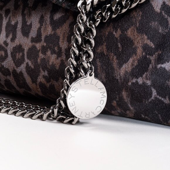 Stella McCartney Falabella Leopard-Print Flap Shoulder Bag - Picture 6 of 13